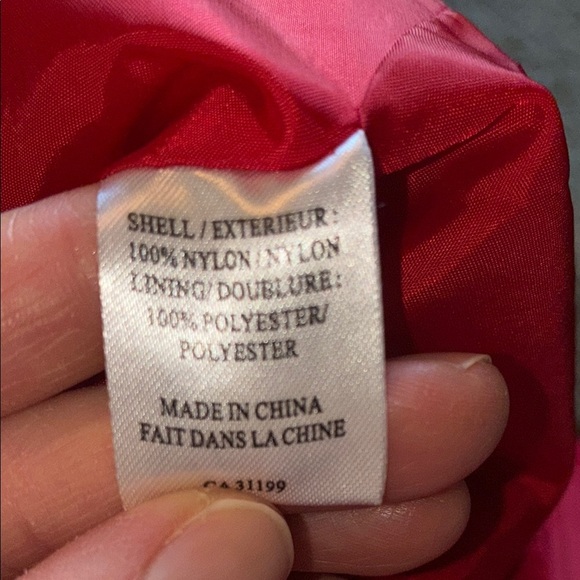 Studio 59 Red Utility Jacket Lightweight Water-Resistant - Picture 9 of 13